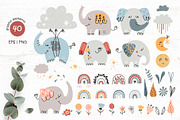 Boho elephants Collection, a Graphic by Nafanya (Thumbnail 3 of 11)