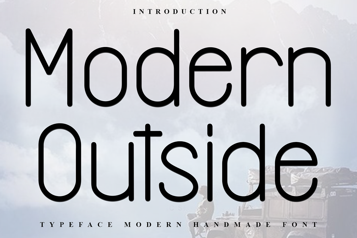 Modern Outside, a Sans Serif Font by FreshTypeINK (Photo 1 of 8)