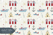 Nautical Collection, a Background Graphic by Alina Tsesarskaya (Thumbnail 3 of 4)
