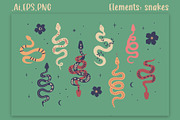 Mysterious Boho Clipart & posters, an Object Graphic by Sofico (Thumbnail 23 of 26)