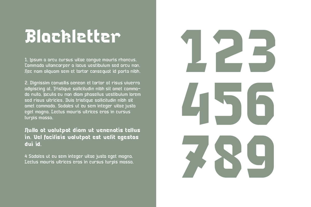 Blackhead Typeface | Font preview 3