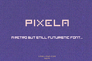 Retro Vintage Futuristic Display LCD, a Font by InkCloudDesign (Thumbnail 1 of 2)