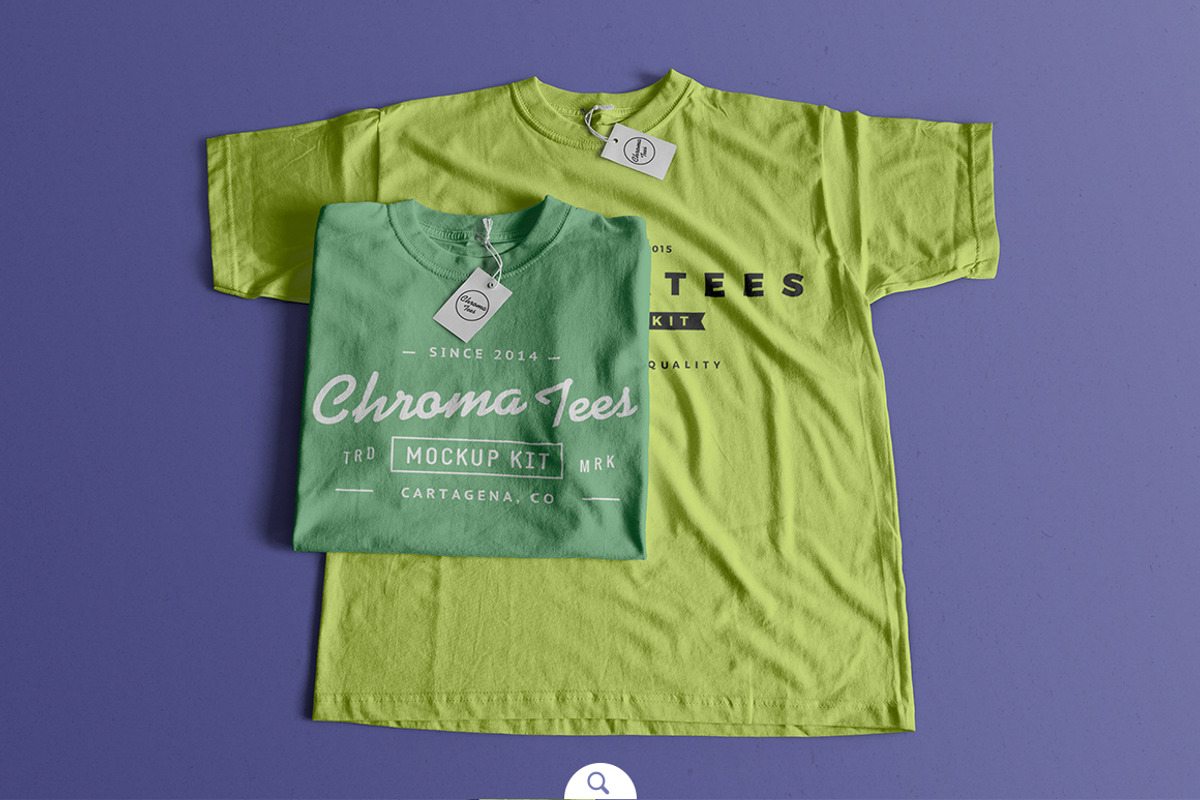 Chromatees Mockup T-Shirts, a Shirt Mockup by GraphicHero (Photo 3 of 7)