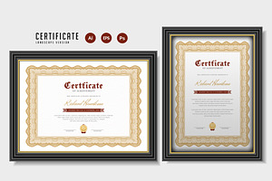 015. Clean Certificate Template