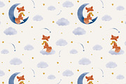 Cute fox vector. Fox pattern print, an Animal Illustration by StudioLondon (Thumbnail 4 of 5)