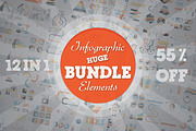 55% OFF Infographic Bundle, a Presentation Template by Infographic Paradise (Thumbnail 1 of 13)