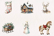 Scandinavian-inspired Christmas, a Seasonal Illustration by CreationArt (Thumbnail 2 of 7)