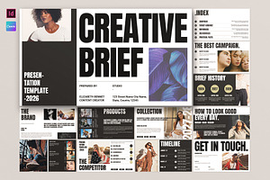 Creative Brief Presentation Template, a Presentation Template by E-Type