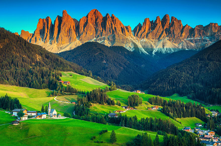 Beautiful spring landscape in Italy, a Nature Photo by Alpine Dreams