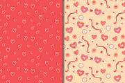 Sweet Romantic Valentine Pattern, a Pattern Graphic by CreativeChristiana (Thumbnail 7 of 9)