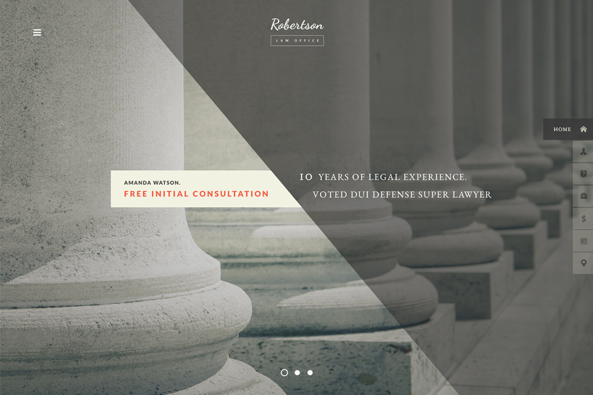 Law Office -Lawyers & Attorneys HTML, a HTML Template by ThemeREX (Photo 2 of 3)