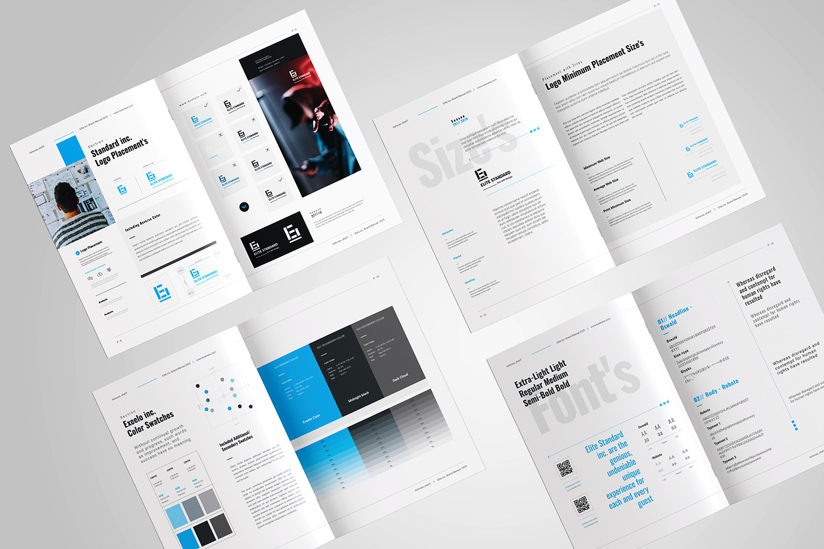 Brand Manual, a Brochure Template by Elite_Standard (Photo 3 of 8)
