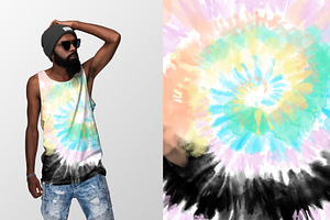 Sale: Pastel Tie-Dye Seamless Bundle