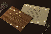 Rustic Wedding Invitation Set, an Invitation Template by Aarley Kaiven (Thumbnail 3 of 5)