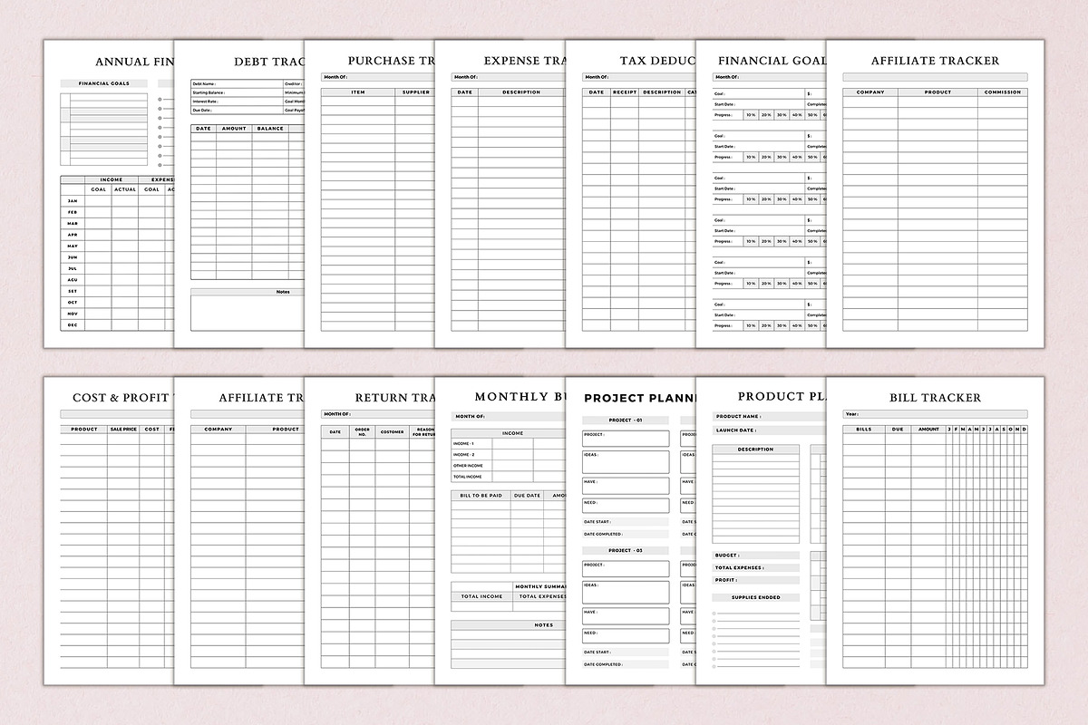 Business Planner Template/Canva, a Stationery Template by DesignByStore (Photo 5 of 5)