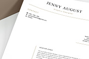 Resume Template / CV & Cover Letter, a Resume Template by AnagramDesign (Thumbnail 2 of 3)