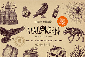 Halloween & Witchcraft Illustration