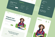 Organic Farm Web Design, a Wireframe Template by INSPR STD (Thumbnail 5 of 6)