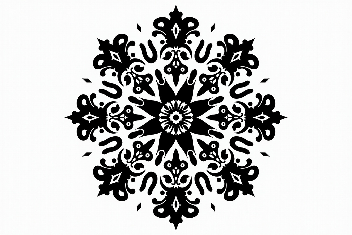 Floral Mandala Vector Bundle, an Illustration by Designs_River (Photo 6 of 9)