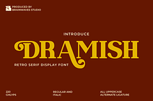 Dramish - Serif Retro Font