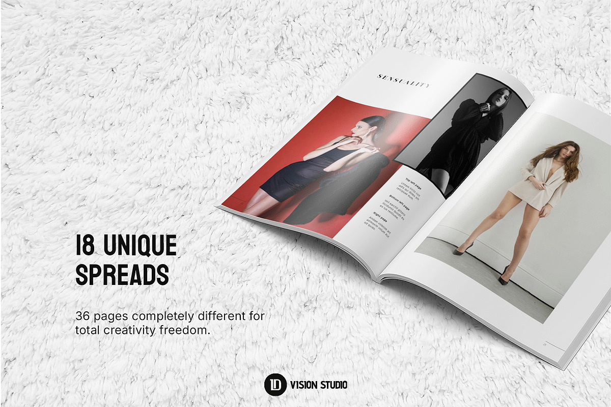 Fashion Lookbook Canva InDesign, a Brochure Template by ID Vision Studio (Photo 12 of 16)