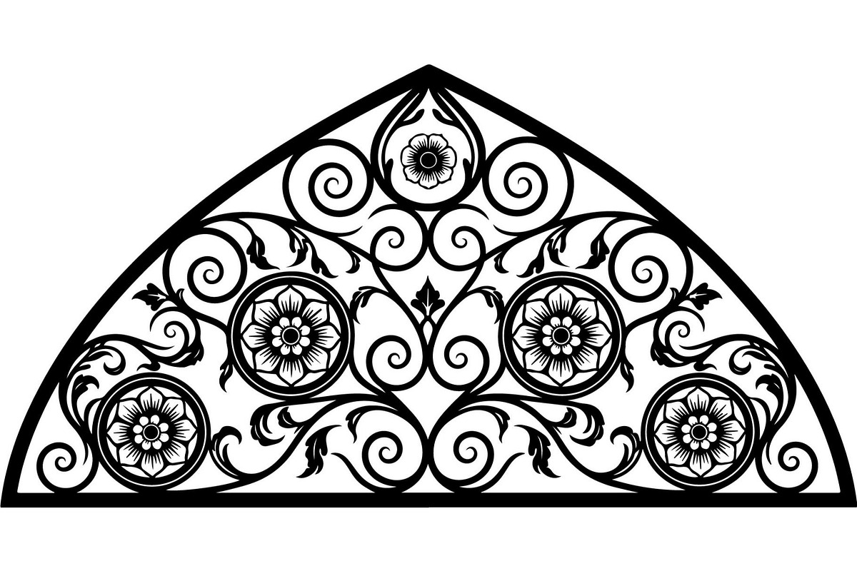 Islamic Arch Ornament Set, an Object Graphic by Designer_Momina (Photo 15 of 18)
