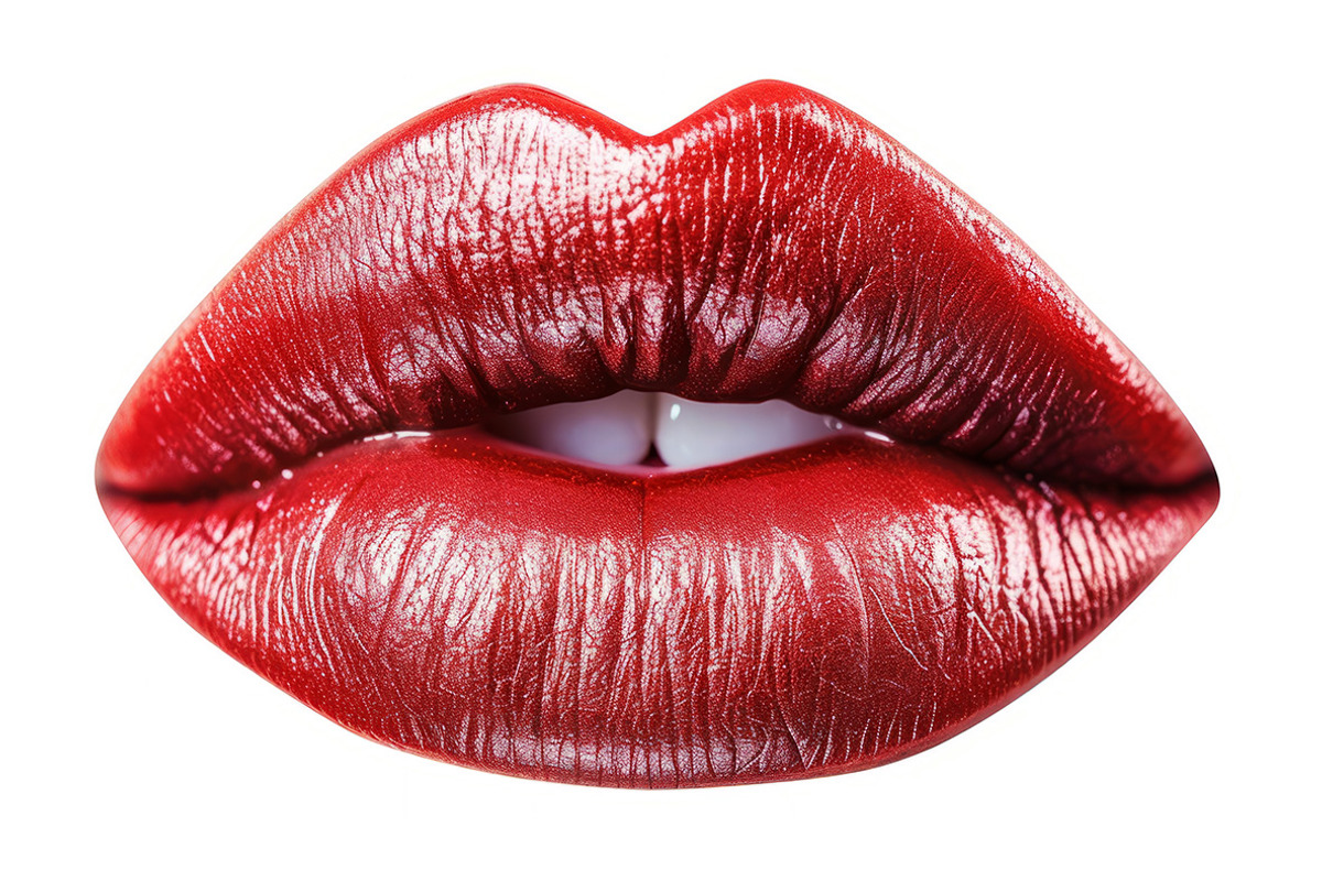 Red lips. Collection, a Beauty & Fashion Photo by Handmadefont (Photo 8 of 12)