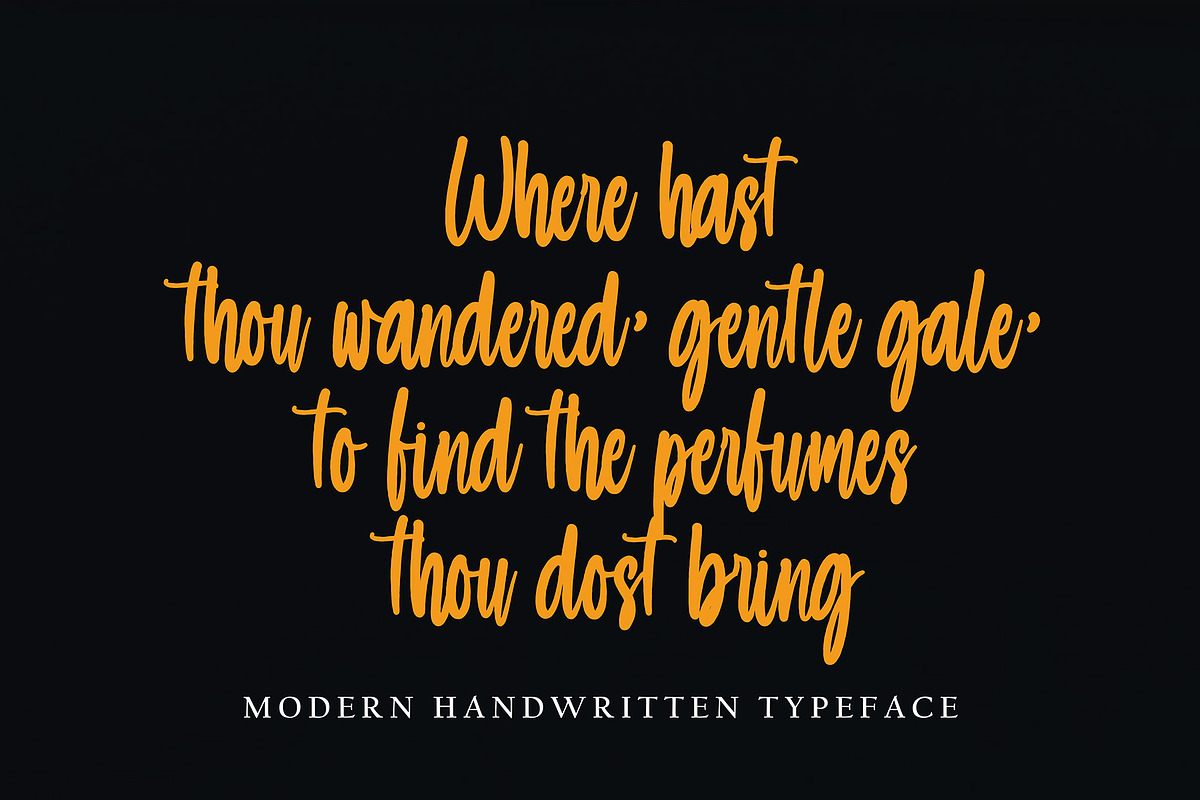 Lemonilo, a Handwritten Font by pineungtype (Photo 2 of 8)
