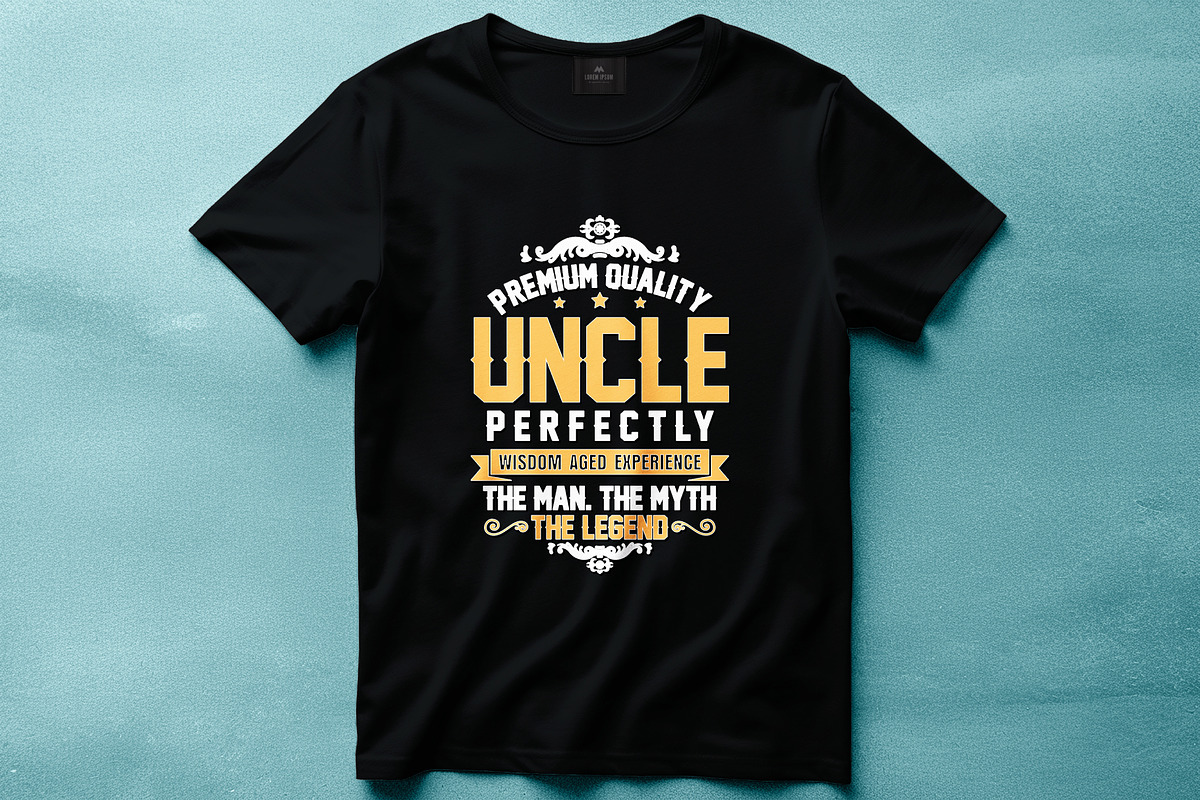 Funny Uncle T shirt Design, a Graphic by Vector Portal (Photo 4 of 5)