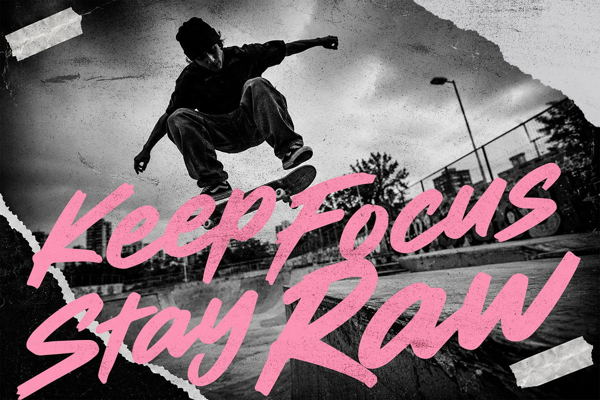 Rokugima Script Font Bold Brush, a Handwritten Font by Maulana Creative (Photo 2 of 7)