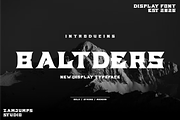 Baltders – Bold & Strong Display, a Blackletter Font by zamjumps (Thumbnail 1 of 10)