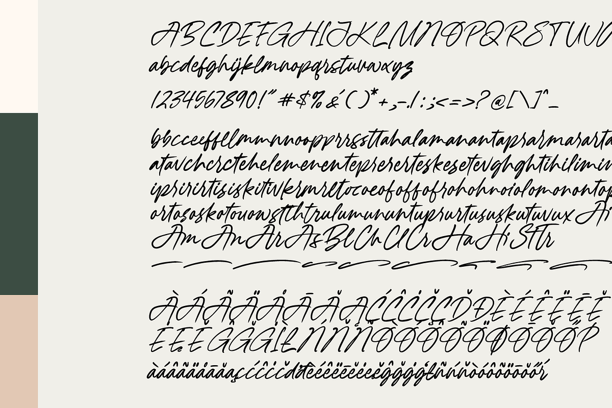 Oakrest Charm Modern Handwritten, a Script Font by Letterena Studios Script (Photo 10 of 10)