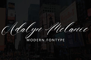 Adalyn Melanie, a Handwritten Font by HaKi Studio (Thumbnail 1 of 5)