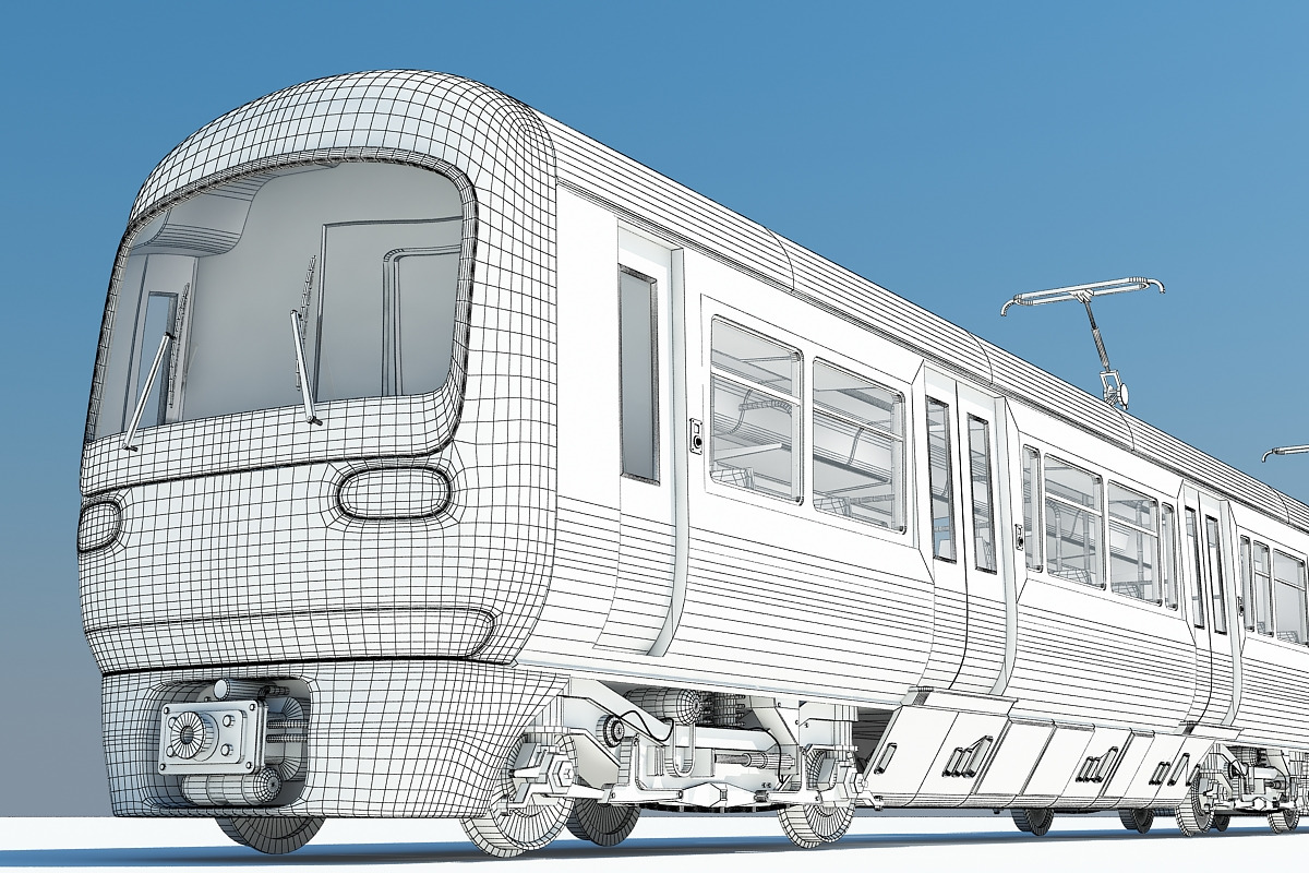 3D Train 05, a Cars & Vehicle 3D Model by Giimann (Photo 13 of 16)
