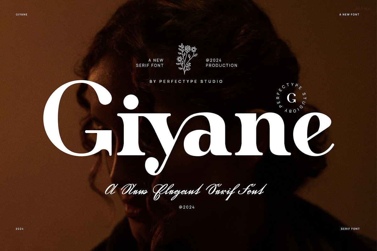 Giyane Modern Ligature Serif Font, a Serif Font by Perfectype (Photo 1 of 6)