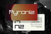 Bagion - Futuristic Tech Font, a Sans Serif Font by Pandeka Studio (Thumbnail 6 of 9)