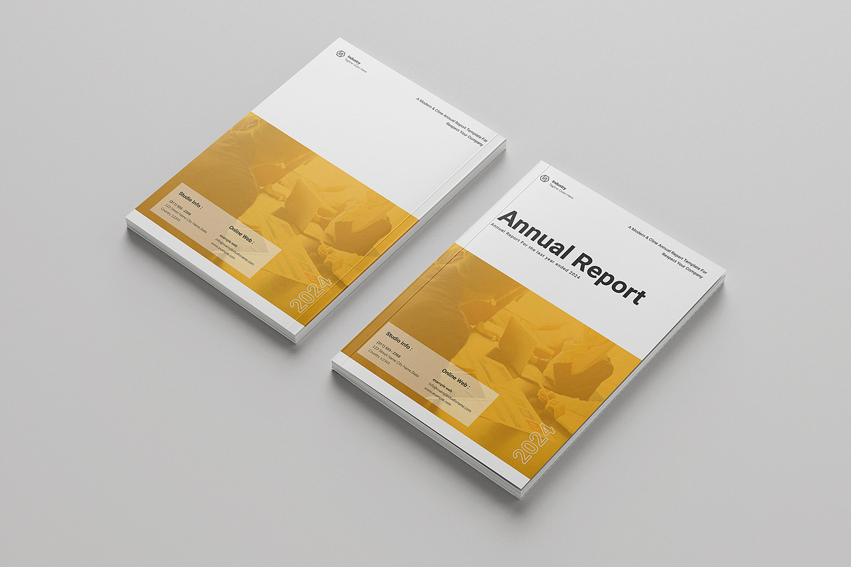 Annual Report Template, a Brochure Template by ElvinPrint (Photo 7 of 8)