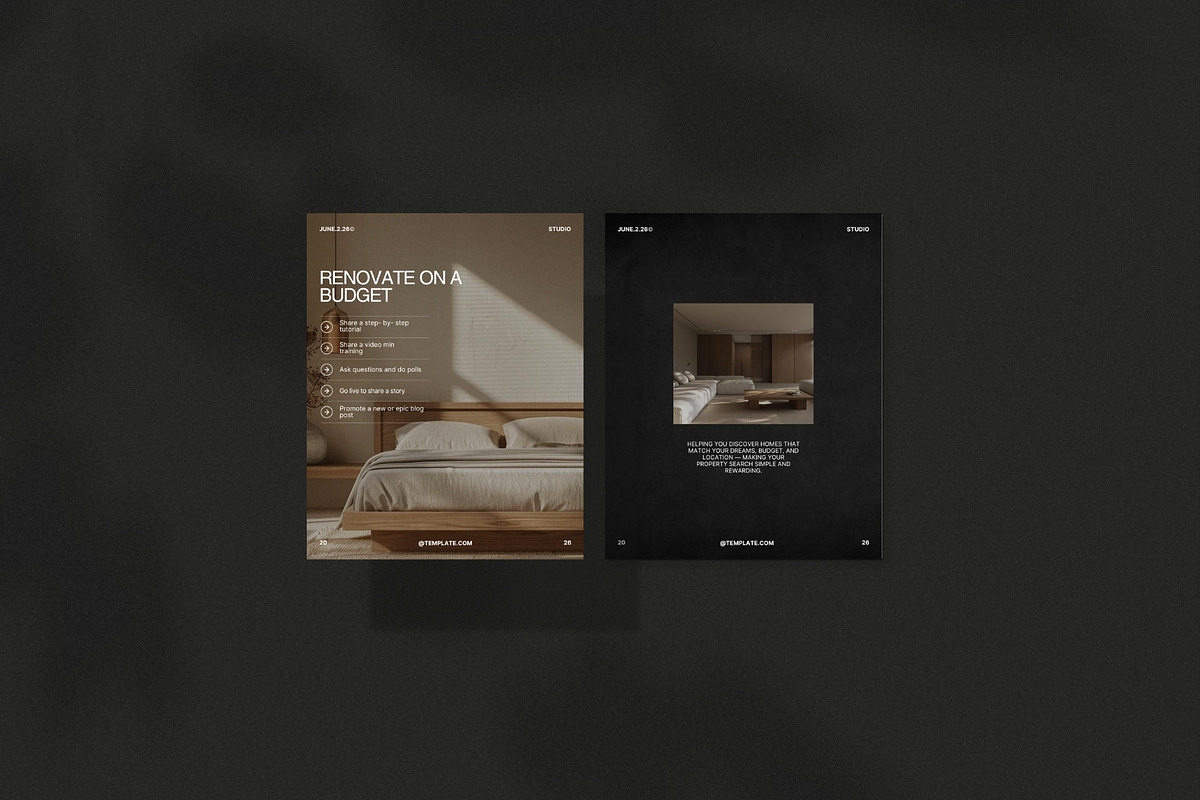 40 Realtor Instagram Canva Templates, a Social Media Template by Prapti Design (Photo 8 of 10)