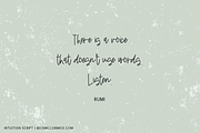 Intuition Script, a Handwritten Font by Beck McCormick (Thumbnail 8 of 10)
