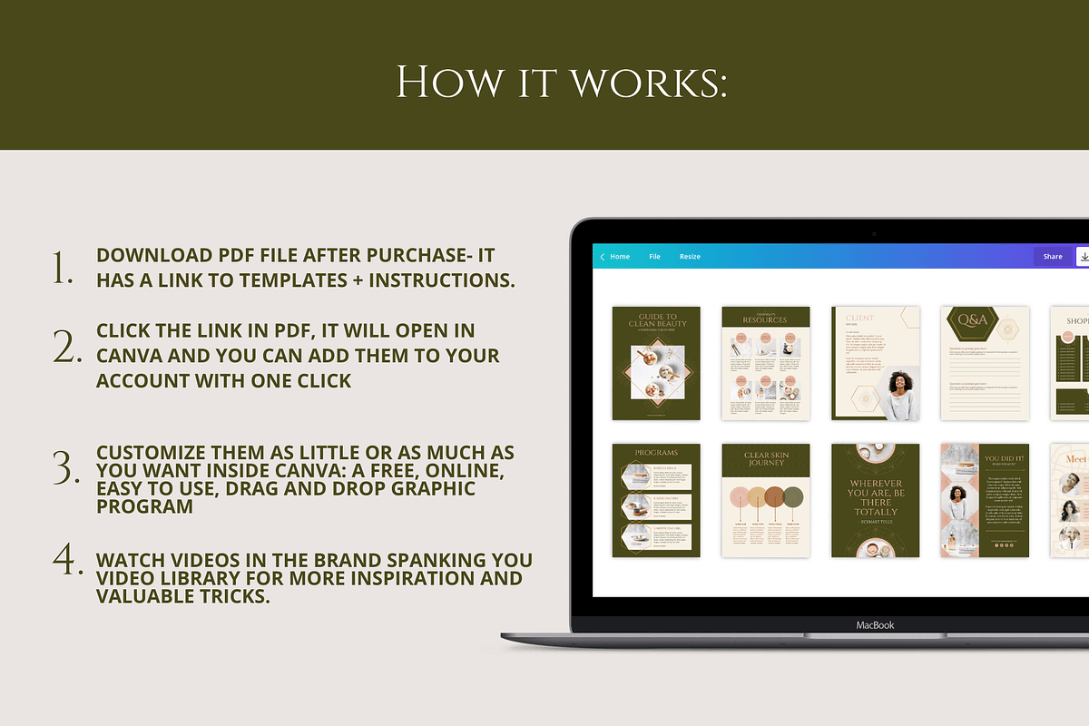 Spirituality & Mindfulness Templates, a Magazine Template by Brand Spanking You (Photo 23 of 25)