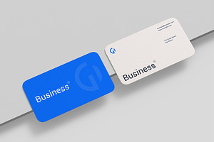 Minimal Business Card Mockup, an Advertising Mockup by graphypix