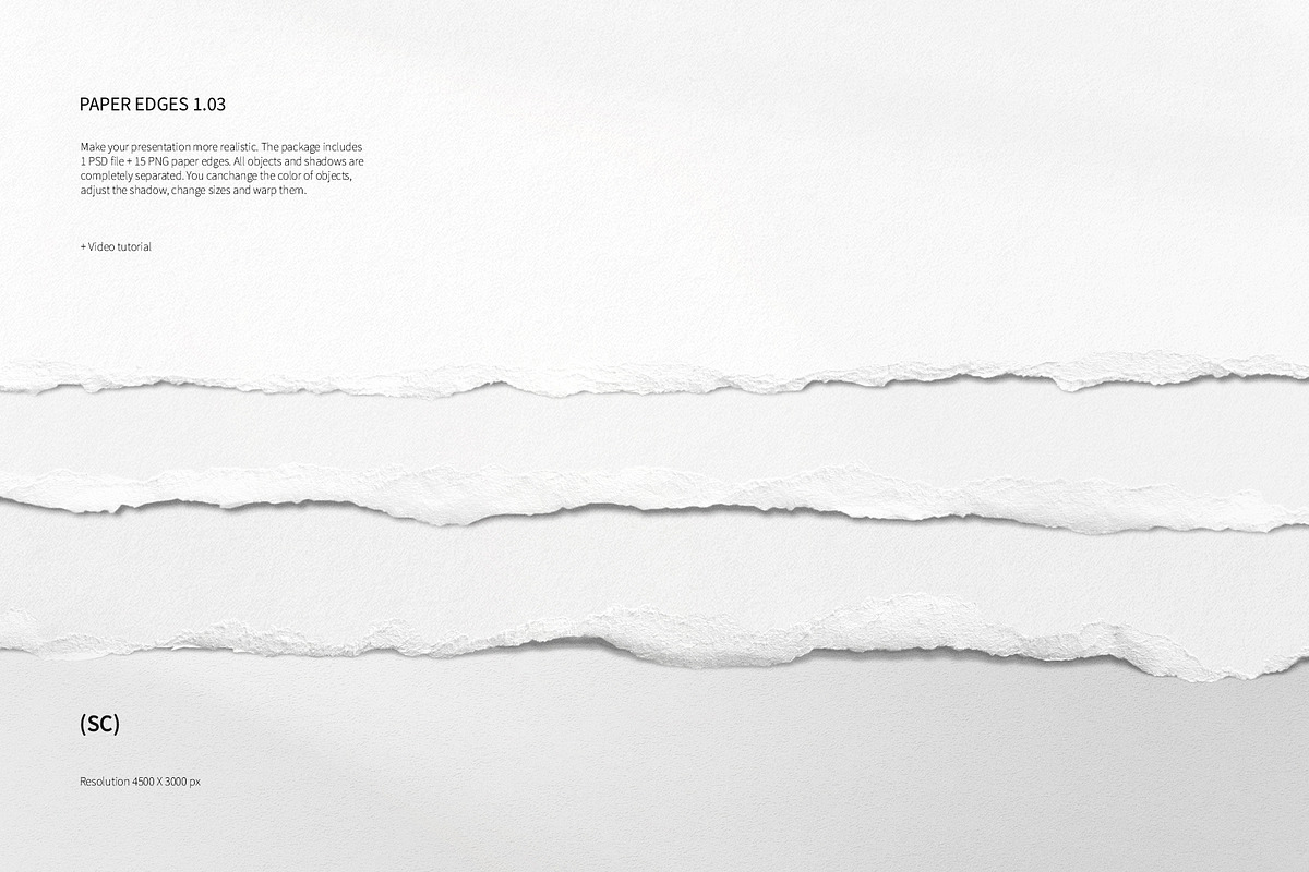 Paper Edges, a Product Mockup by Roman Striga (Photo 5 of 9)