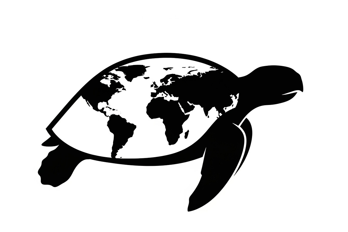 World Map Sea Turtle Bundle, an Illustration by Gaye Art (Photo 5 of 31)