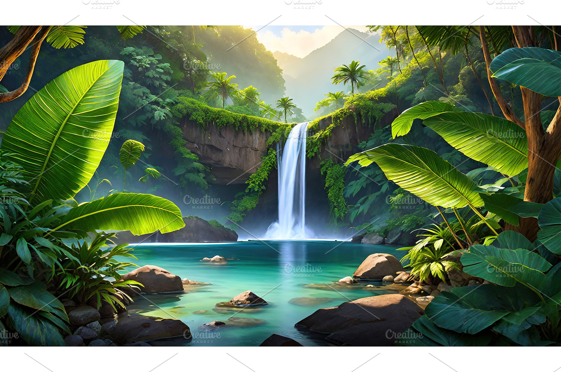 A stunning tropical waterfall, a Nature Photo by Igor Tichonow