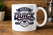 Vintage Quick Hockey Logo, an Object Graphic by Artivon (Thumbnail 1 of 3)