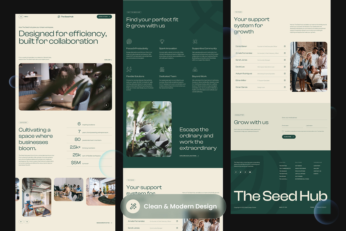 Coworking Space About Us Page, a Websites & App Template by SLAB! Design (Photo 3 of 6)