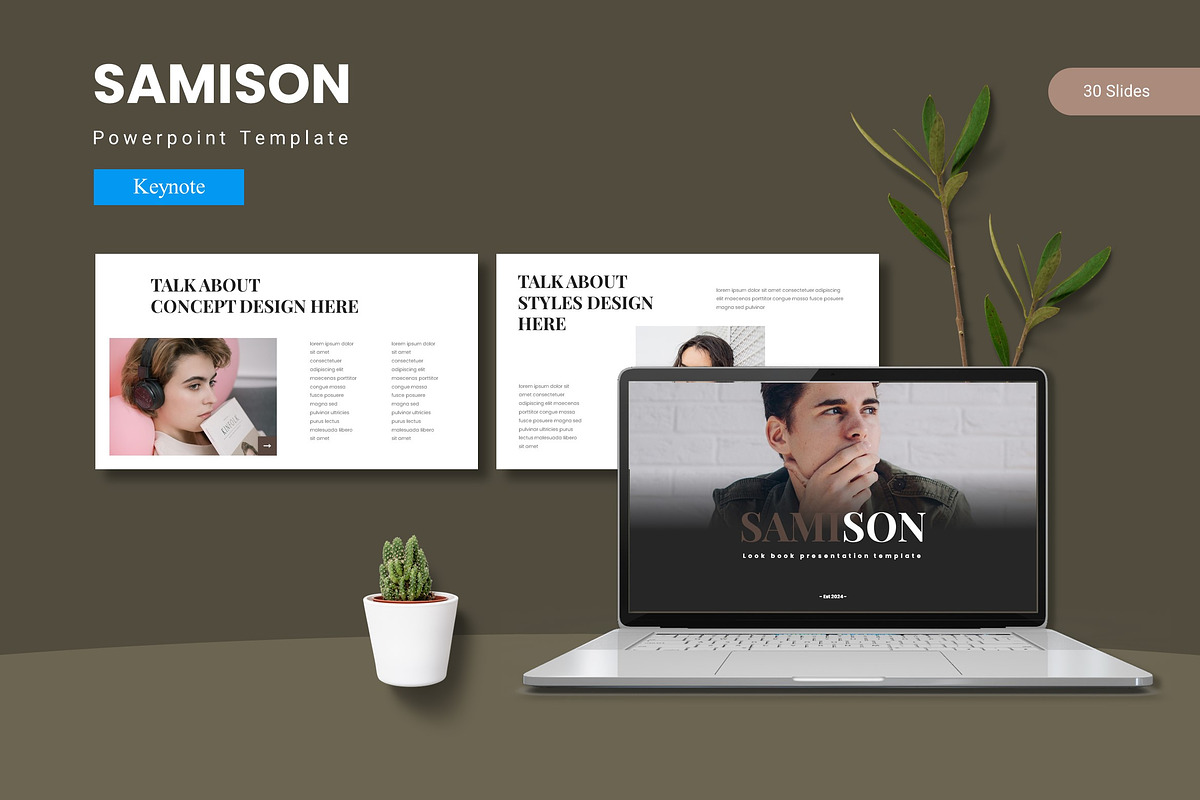 Samison - Keynote Template, a Presentation Template by Fannan Studio