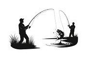 Fishing Silhouette Vector Bundle, an Illustration by hafijul (Thumbnail 27 of 51)