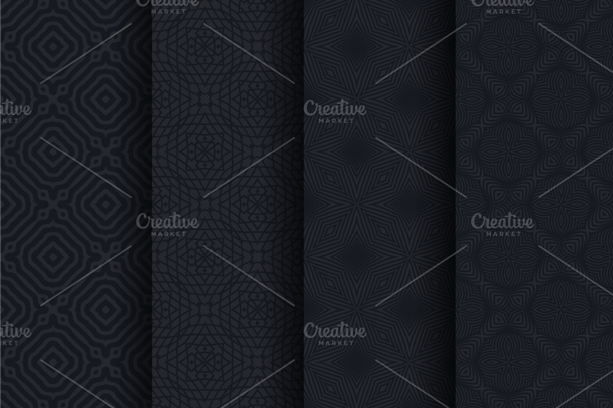 100 geometric seamless patterns, a Pattern Graphic by maximmmmum (Photo 6 of 17)