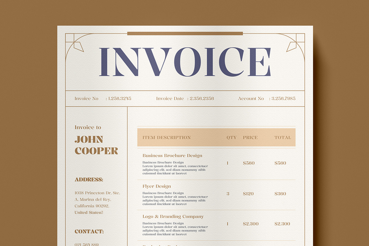 Invoice 03, a Stationery Template by FathurFateh (Photo 4 of 4)